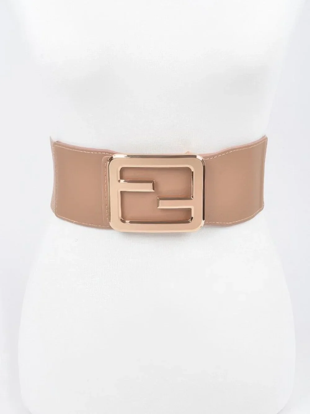Metal Buckle Elastic Belt